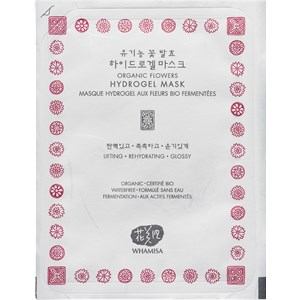 WHAMISA Soin Du Visage Mask Organic Flowers Hydro Gel Facial Mask 5 X 33 G