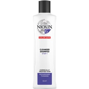 Nioxin Haarpflege System 6 Chemically Treated Hair Progressed Thinning Cleanser Shampoo 300 Ml