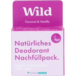 Wild Deodorant Refill Coconut & Vanilla Deodorants Damen 40 G