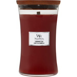 WoodWick Parfums D'ambiance Bougies Parfumées Cinnamon Chai Ellipse Jar 454 G