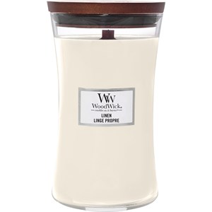 WoodWick Parfums D'ambiance Bougies Parfumées Linen Medium Jar 275 G