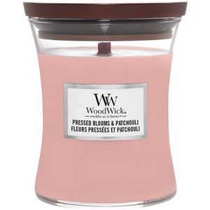 WoodWick Parfums D'ambiance Bougies Parfumées Pressed Blooms & Patchouli Medium Jar 275 G