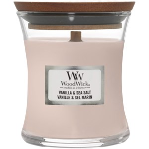 WoodWick Raumdüfte Duftkerzen Vanilla & Sea Salt Ellipse Jar 454 G