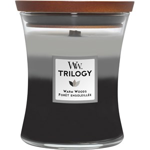 WoodWick Parfums D'ambiance Bougies Parfumées Warm Woods Medium Jar 275 G