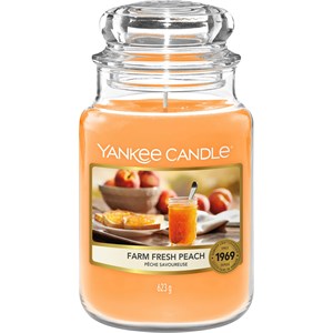 Yankee Candle Duftkerzen Farm Fresh Peach Classic Medium Glass 411 G