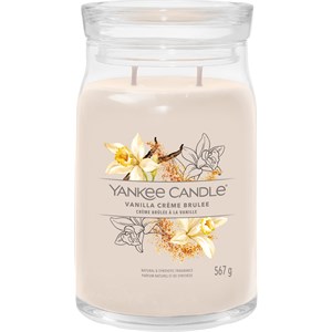 Yankee Candle Bougies Parfumées Vanilla Crème Brulee 567 G