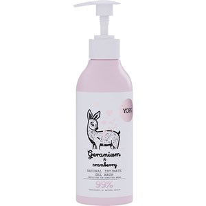 Yope Soin Soin Du Corps Geranium & Cranberry Natural Intimate Wash 300 Ml