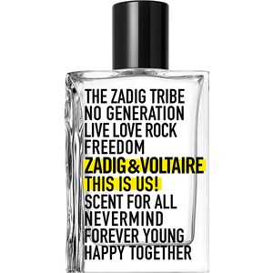 Zadig & Voltaire Unisexdüfte This Is Us! Eau De Toilette Spray 50 Ml