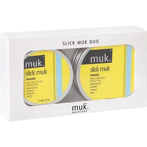 Muk Haircare Soins Capillaires Et Coiffants Styling Muds Coffret Cadeau Slick Muk Pomade 95 G + Slick Muk Pomade 50 G 1 Stk.