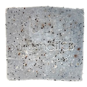 puremetics - Natural soaps - Exfoliating foot and hand soap aloe vera and poppy seed
