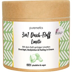 puremetics - Peelings & Masks - Salt scrub lime No10 3in1 shower fluff