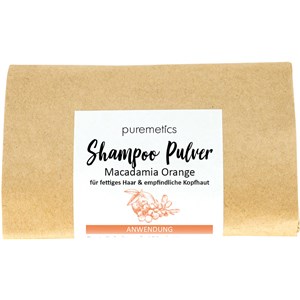 Puremetics Pflege Shampoo Shampoo-Pulver Macadamia Orange 50 G