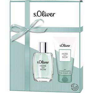 S.Oliver Here And Now Coffret Cadeau Eau De Toilett Spray 30 Ml + Shower Gel 75 Ml 1 Stk.