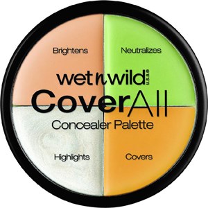 Wet N Wild Visage Bronzer & Highlighter Coverall Concealer Palette 6,50 G