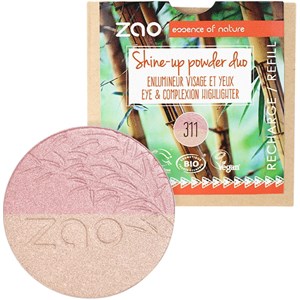 Zao Gesicht Mineral Puder Refill Shine-Up Powder 310 Pink Champagne 9 G