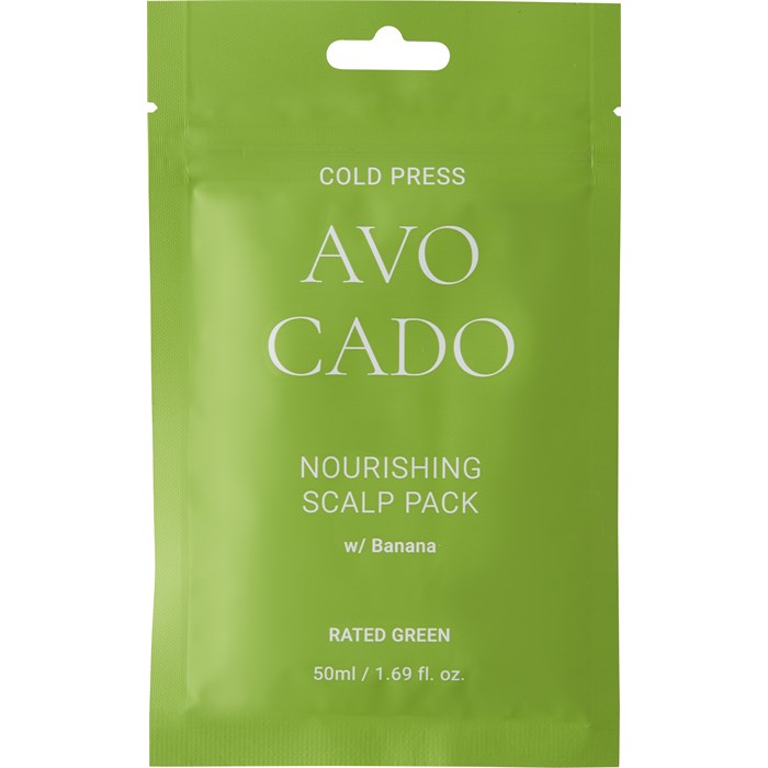 Rated Green, mascarilla capilar Cold Press avocado Nourishing Scalp