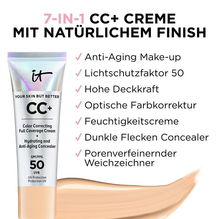 it Cosmetics - Feuchtigkeitspflege - Your Skin But Better CC+ Cream SPF 50+