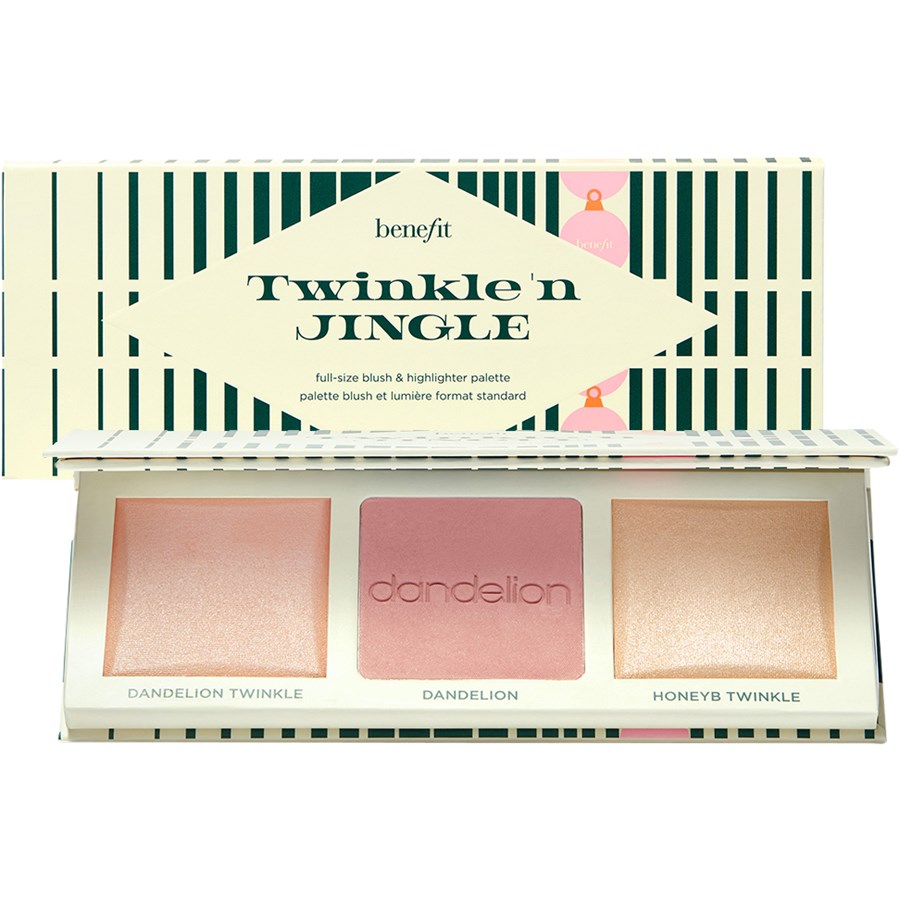 Twinkle’n Jingle Face Palette - Blush & Highlighter Palette Holiday Kit von Benefit