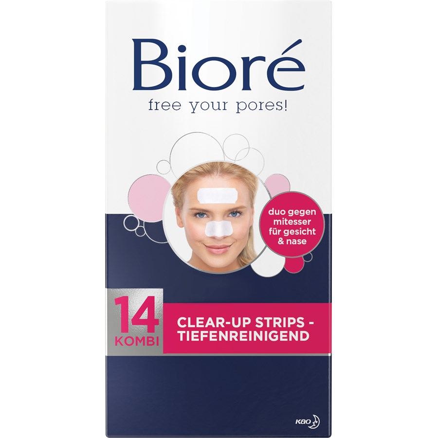 Cuidado facial Clearup strips combinados para limpieza a fondo de