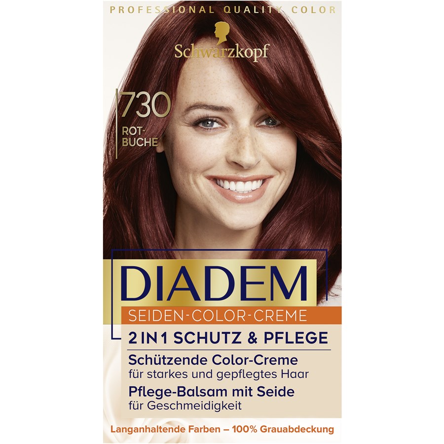 Coloration Seiden Color Creme 730 Rotbuche Stufe 3 Von Diadem Online