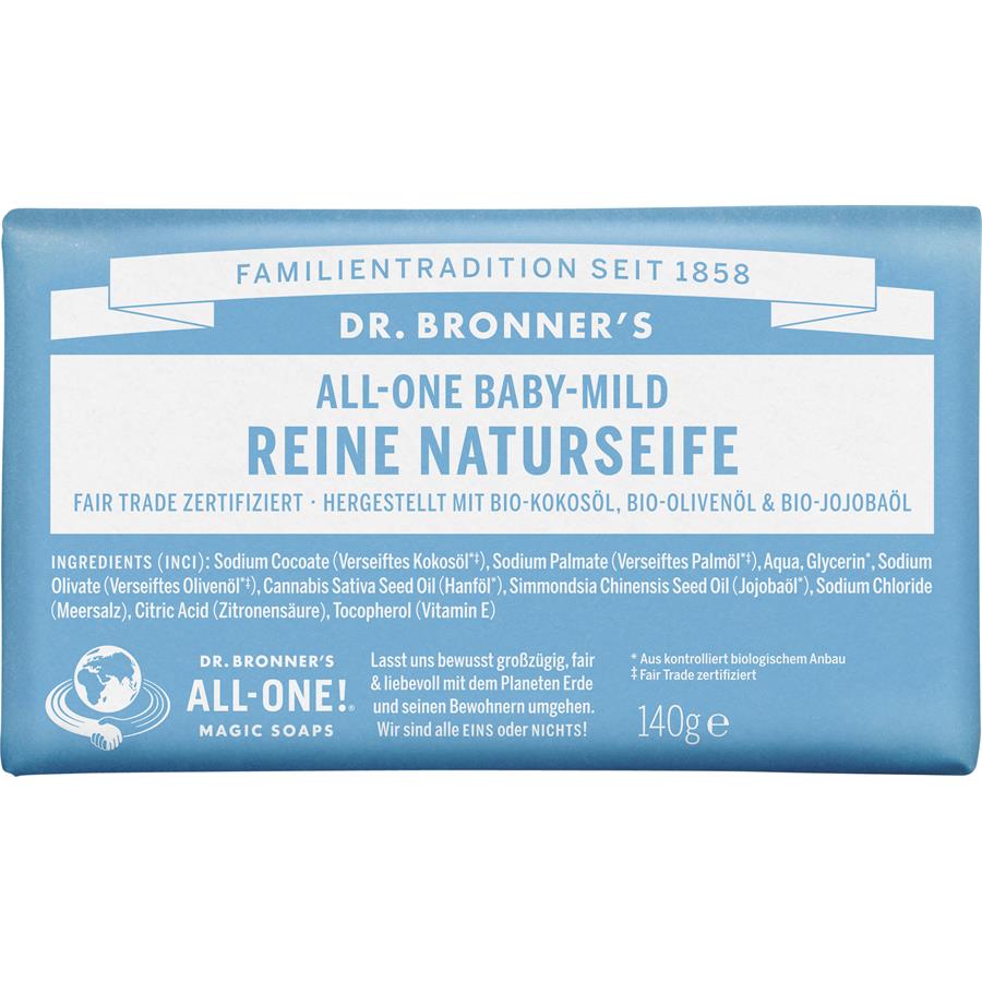 Feste Seifen AllOne BabyMild Reine Naturseife von Dr. Bronner's ️
