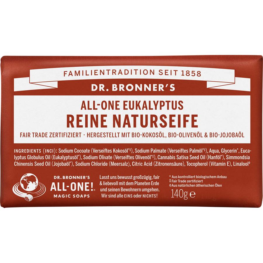 Feste Seifen AllOne Eukalyptus Reine Naturseife von Dr. Bronner's ️