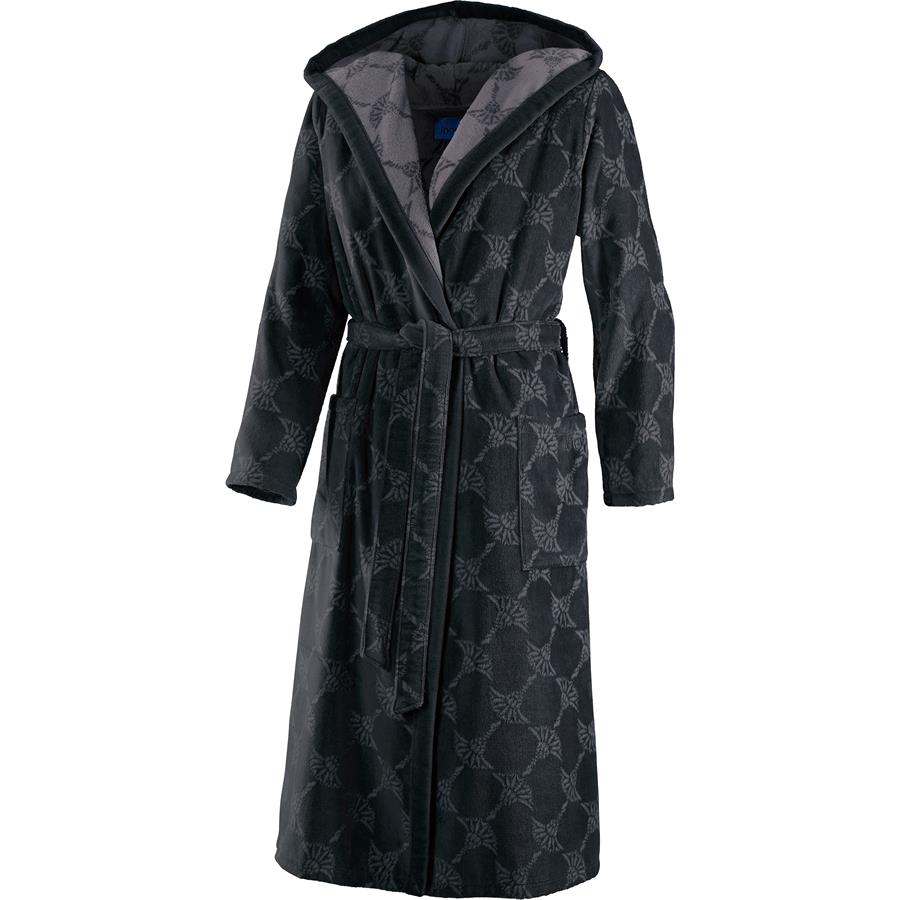 bademantel damen kurz schwarz