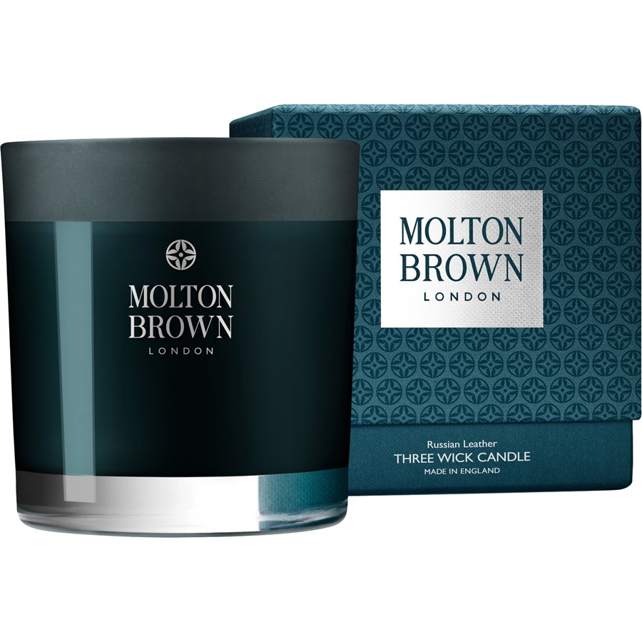 Candles Three Wick Candle Russian Leather fra Molton Brown ️ Køb online