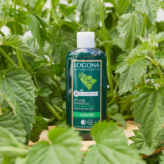 Shampoo Pflege von Bio-Brennnessel online | ❤️ kaufen Shampoo parfumdreams Logona