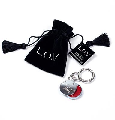 L.O.V Schlüsselanhänger mit Lippenstift